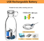 Portable Blender Rechargeable Stainless Steel Blades 350ml