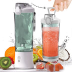 Portable Blender USB Type-C 600ml Stainless Steel Blades