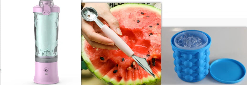 Portable Blender USB Type-C 600ml Stainless Steel Blades