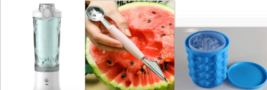 Portable Blender USB Type-C 600ml Stainless Steel Blades