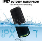 Portable Bluetooth Speaker 24W Stereo Bluetooth 5.0 IPX7