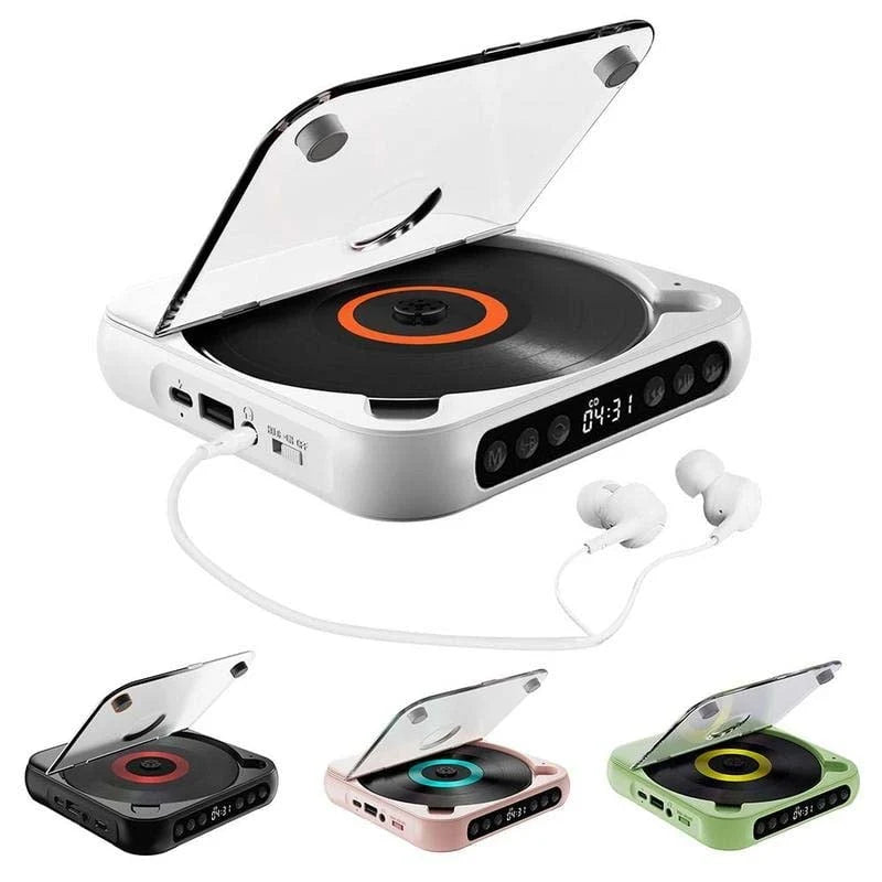 Portable CD Player Bluetooth 5.3 & USB-C Charging
