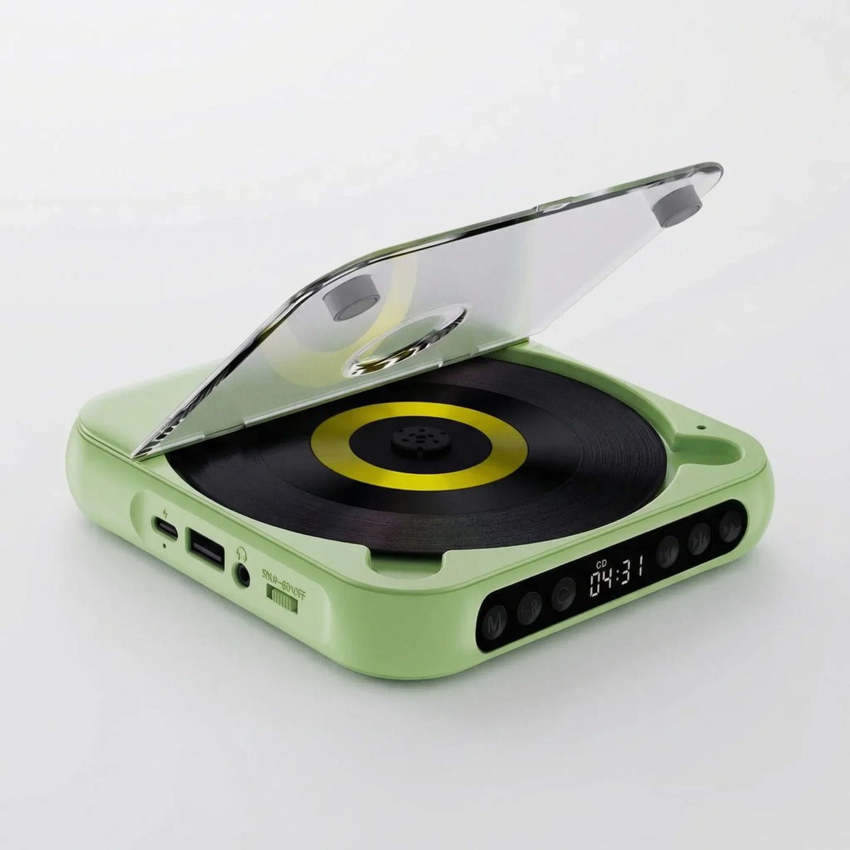 Portable CD Player Bluetooth 5.3 & USB-C Charging