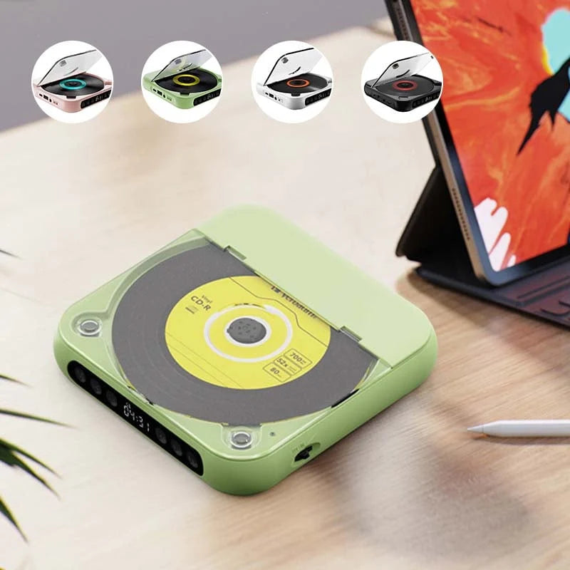 Portable CD Player Bluetooth 5.3 & USB-C Charging
