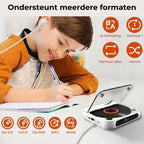 Portable CD Player Bluetooth 5.3 & USB-C Charging