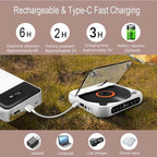 Portable CD Player Hi-Fi Bluetooth 6-Hour Battery