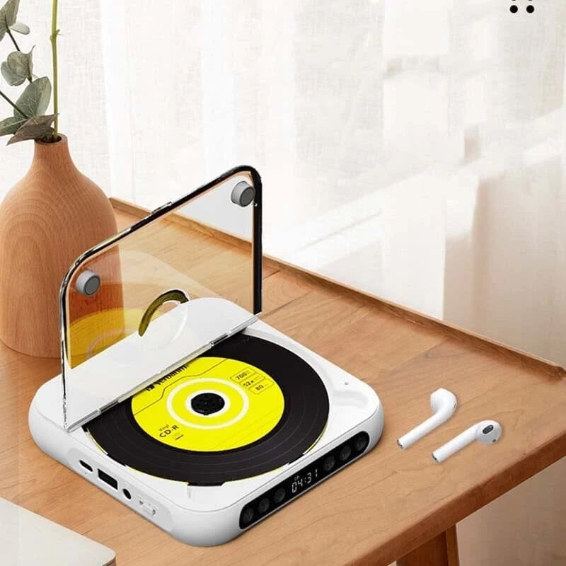 Portable CD Player Hi-Fi Bluetooth 6-Hour Battery