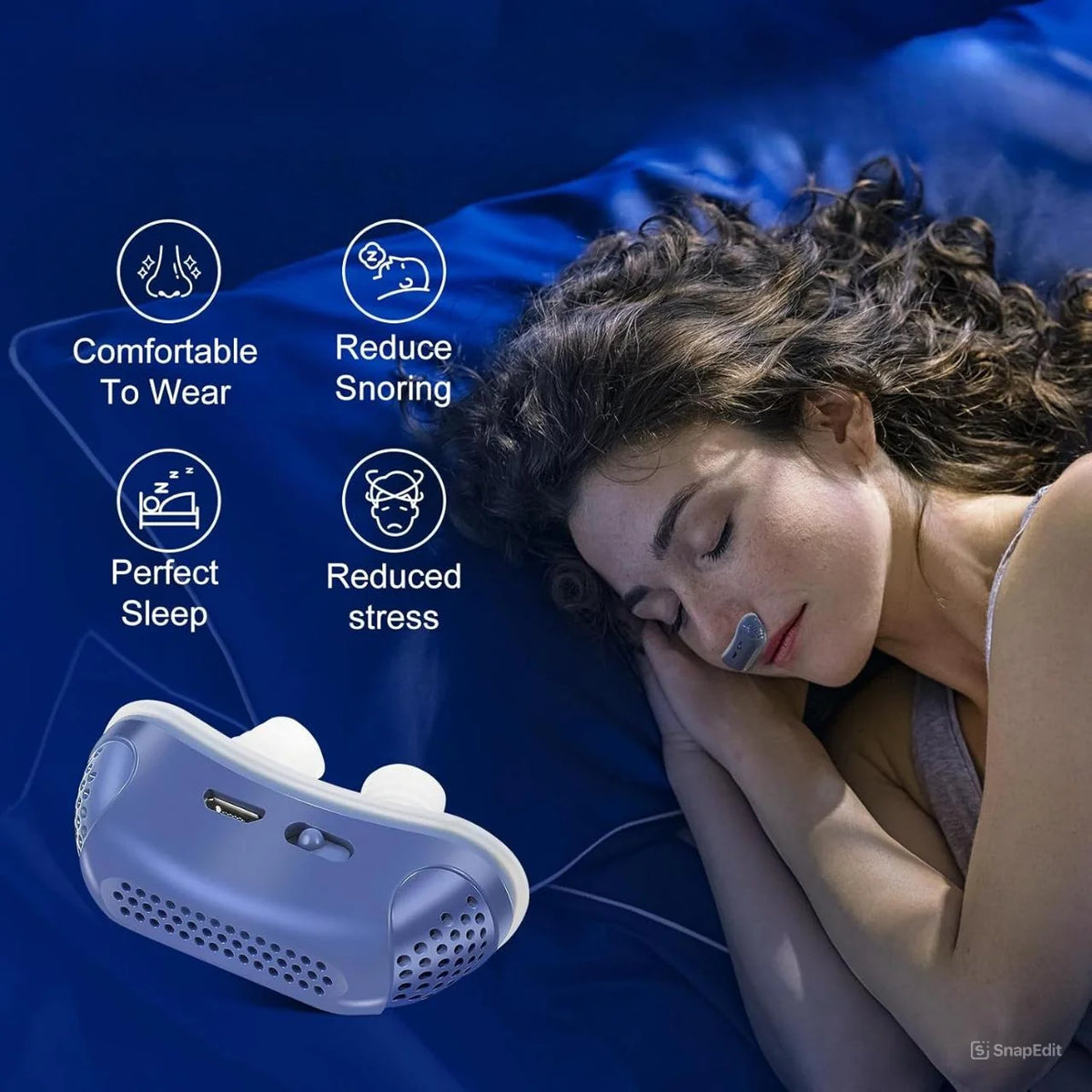 Portable CPAP Ultra-Quiet Compact Rechargeable