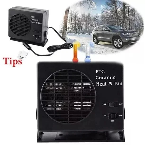 Portable Car Heater Ceramic Element Dual Mode 12V Plug