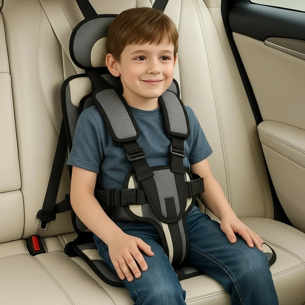Portable Car Seat Foldable Lightweight 5-Point Harness