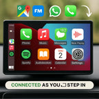 Portable Car Stereo Wireless CarPlay Android Auto 8.7 Inch
