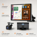 Portable Car Stereo Wireless CarPlay Android Auto 8.7 Inch