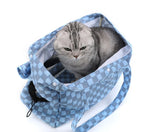 Portable Cat Carrier Bubble Composite Ventilated Zippered Travel Ready