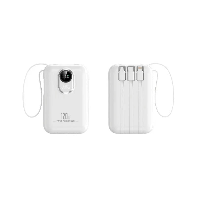 Portable Charger 120W Fast Charging USB-C & USB-A