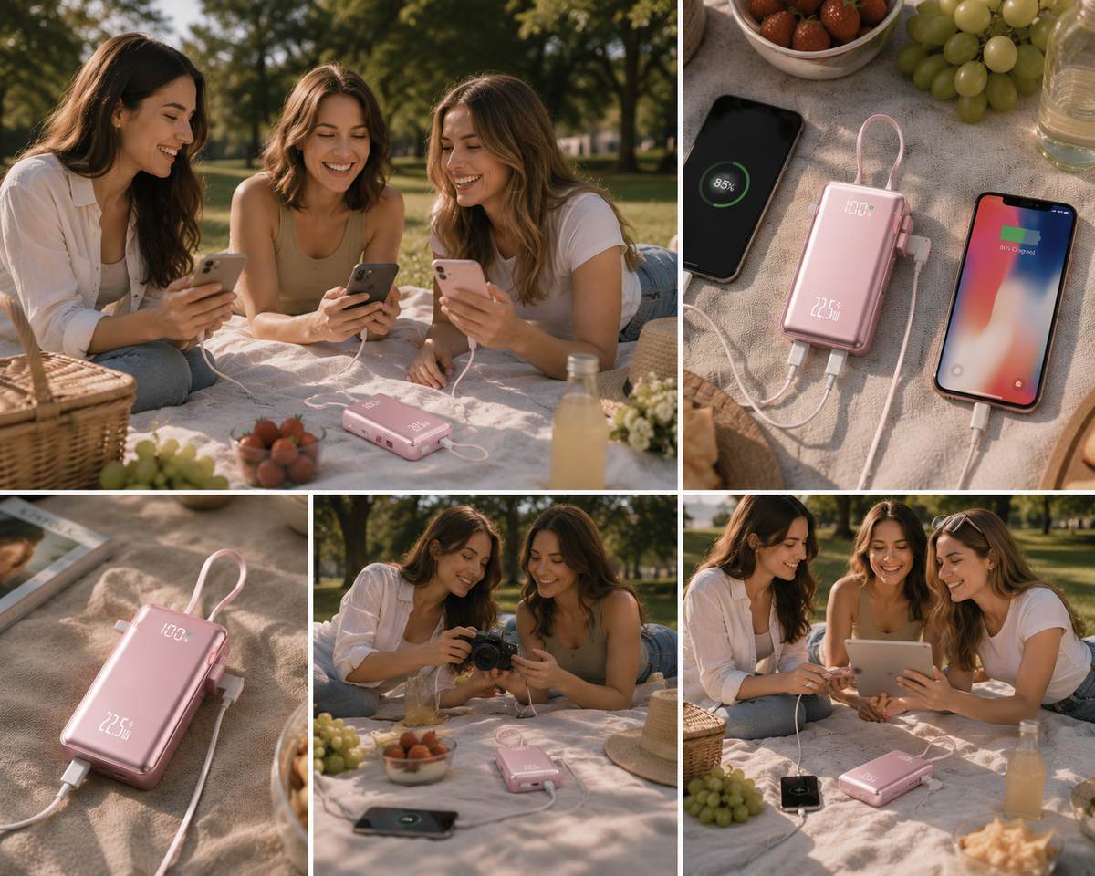 Portable Charger 22500mAh Fast Charging & Digital Display