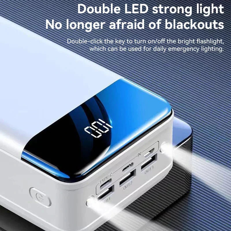 Portable Charger 50,000mAh Fast Charging LED Battery Display