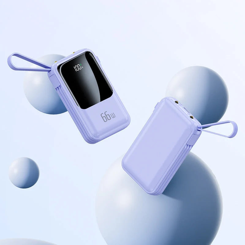 Portable Charger 66W Fast Charging LED Display