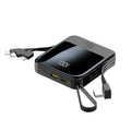 Portable Charger Built-In Cables LCD Display Up To 30000mAh