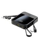 Portable Charger Built-In Cables LCD Display Up To 30000mAh