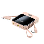 Portable Charger Built-In Cables LCD Display Up To 30000mAh