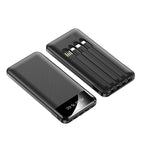 Portable Charger Built-In Cables & LED Display