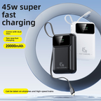 Portable Charger Fast Charging USB-C & USB-A LED Indicator