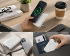 Portable Charger Foldable Stand Digital LED Display