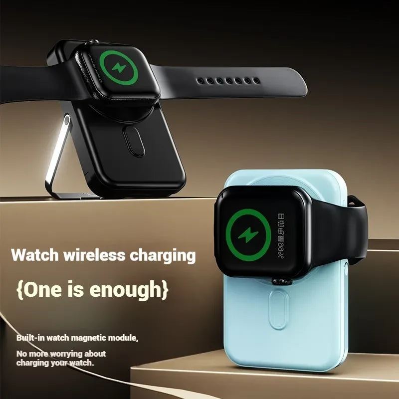 Portable Charger Foldable Stand Digital LED Display