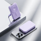 Portable Charger Foldable Stand Digital LED Display