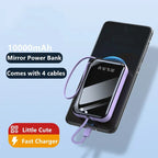 Portable Charger High-Capacity & Integrated Cable Management
