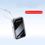 Portable Charger High-Capacity & Integrated Cable Management
