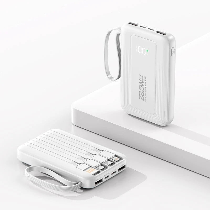 Portable Charger LED Display & Smart Charging Up To 30000mAh