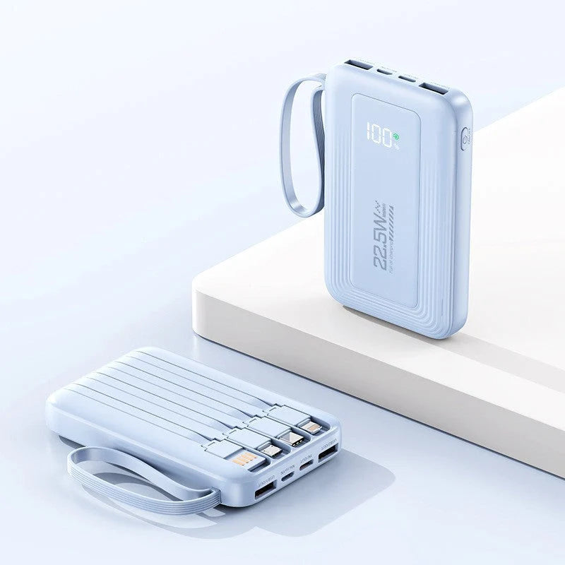 Portable Charger LED Display & Smart Charging Up To 30000mAh