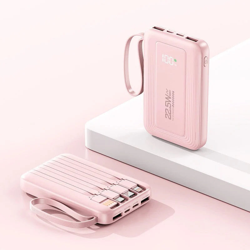 Portable Charger LED Display & Smart Charging Up To 30000mAh
