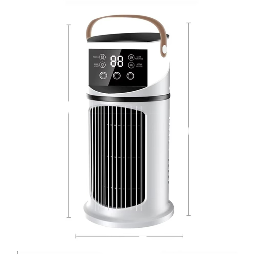 Portable Cooling Fan & Humidifier USB-Powered Whisper-Quiet