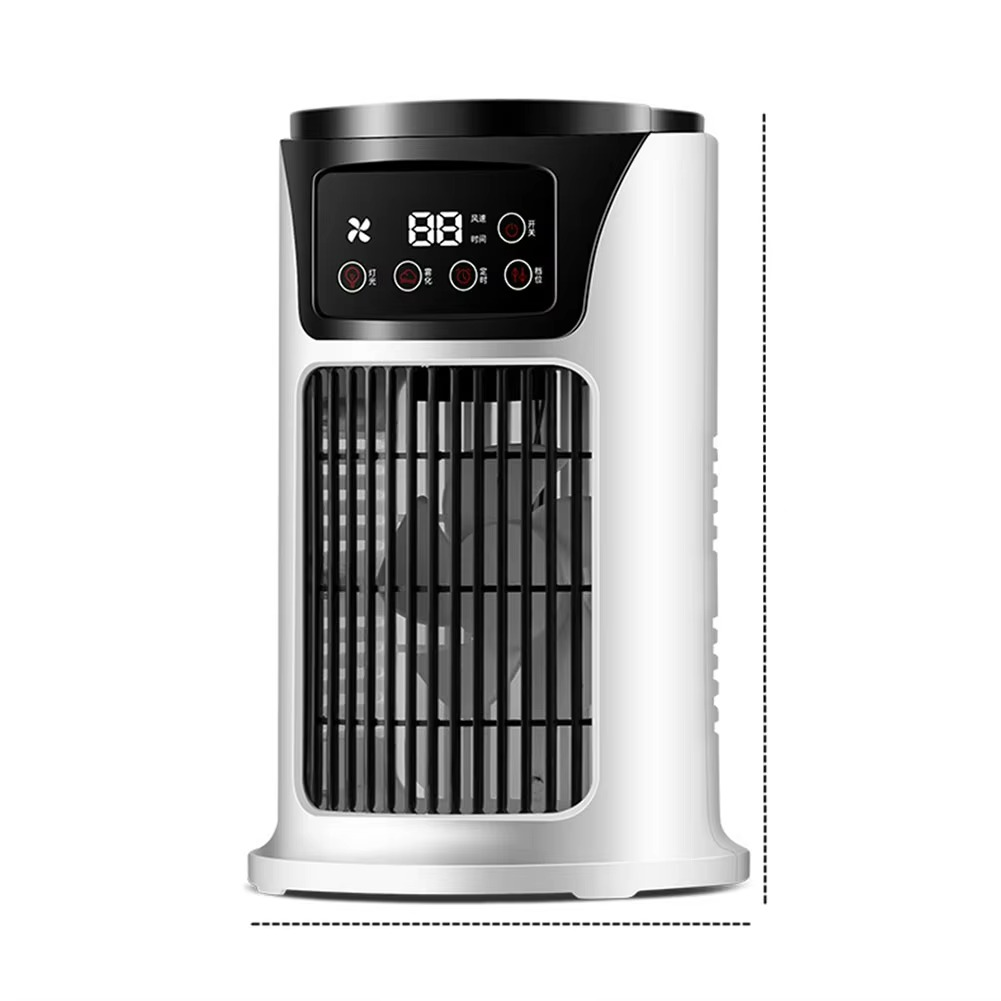 Portable Cooling Fan & Humidifier USB-Powered Whisper-Quiet