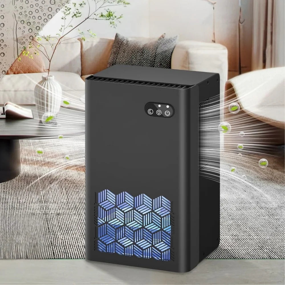 Portable Dehumidifier Ultra-Quiet Compact Removable Tank