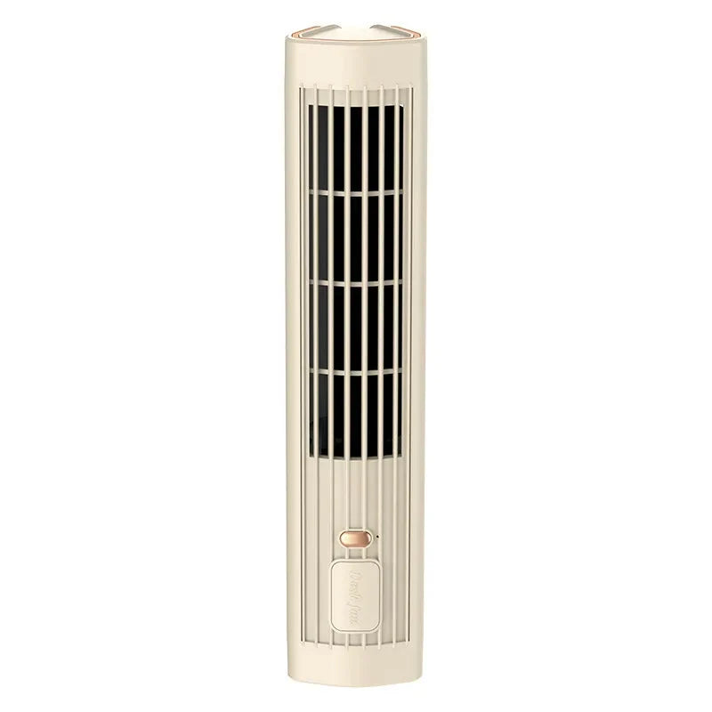 Portable Desk Fan Bladeless USB Rechargeable Three Speeds