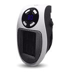 Portable Electric Heater 1500W Adjustable Thermostat & Programmable Timer