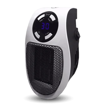 Portable Electric Heater 1500W Adjustable Thermostat & Programmable Timer