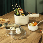 Portable Electric Hot Pot Stainless Steel & Nonstick