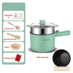 Portable Electric Hot Pot Stainless Steel & Nonstick