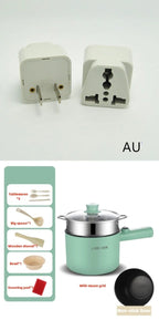 Portable Electric Hot Pot Stainless Steel & Nonstick