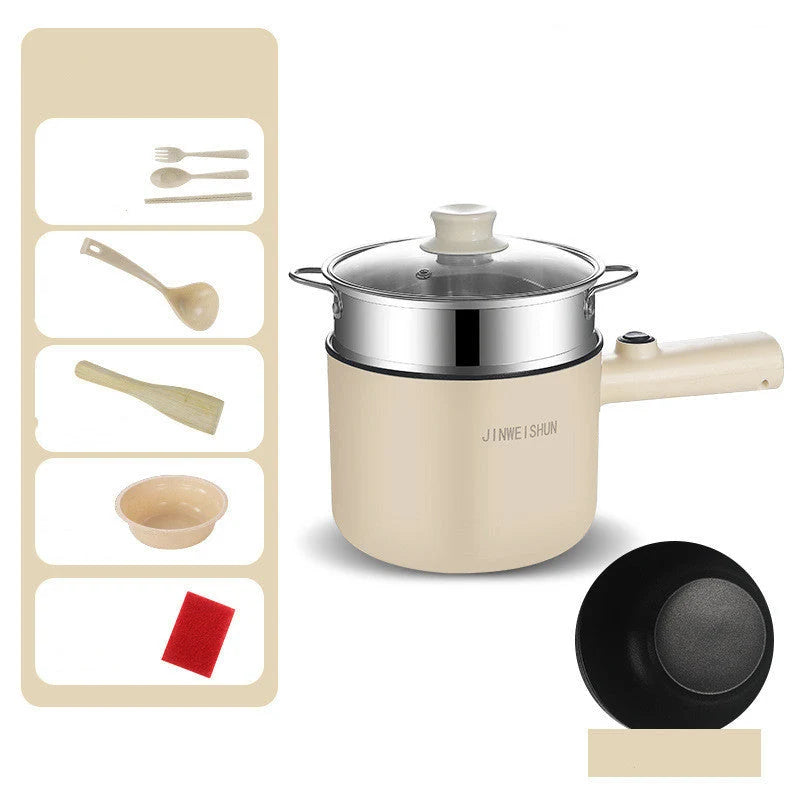 Portable Electric Hot Pot Stainless Steel & Nonstick