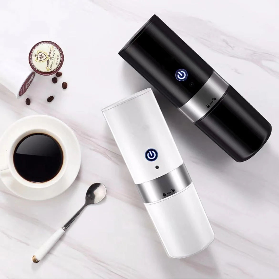 Portable Espresso Machine High-Pressure USB Capsule & Ground Compatible