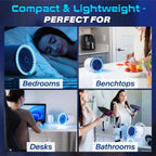 Portable Evaporative Cooler Ice Pack 3-Speed Multi-Directional Vents
