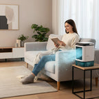 Portable Evaporative Cooler Quiet 12W Fan & 900ml Tank