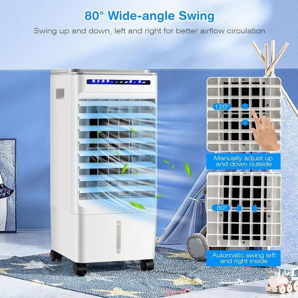 Portable Evaporative Cooler Remote Control 4 Ice Boxes
