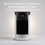Portable Evaporative Cooler Whisper-Quiet 300ml Tank