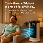 Portable Evaporative Cooler Whisper-Quiet 300ml Tank
